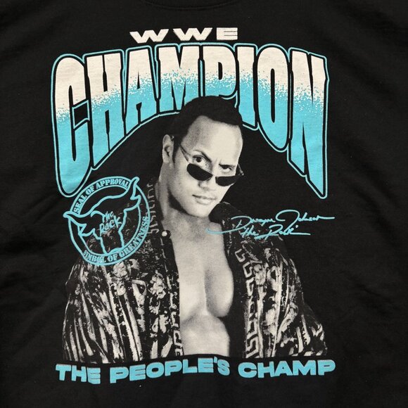The Rock Championship Team Bring It WWE Crewneck Sweater L - Picture 2 of 4